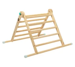 TP Toys Holz Kletterdreieck Klettergerüst Kinder Indoor Natur 91x78 Cm