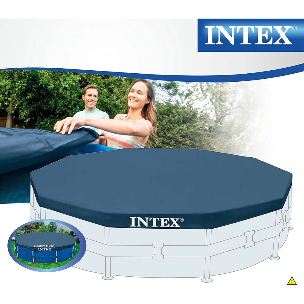 INTEX 28030 Abdeckplane Für Frame Pool Ø 305cm, Überhang 25cm 3 INTEX 28030 Abdeckplane Für Frame Pool Ø 305cm, Überhang 25cm