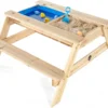 PLUM Sandkasten | 2in1 | Wassertisch | Picknicktisch | Aus Holz