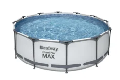 Bestway Steel Pro MAX™ Ersatzpool Ohne Zubehör Ø 366 X 100 Cm, Lichtgrau, Rund
