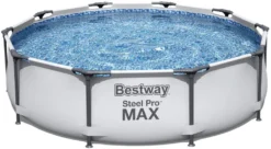 Bestway 56408 Rund Aufstellpool Stahl Pro Max 305x76 CmGestalten: Rund, Maße: 3 - 3,99 M, Filterpumpe: 58381 -Bestintex Geschaft 07d61b47232afc527a6d77ea883c0ab3