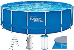 Framepool 457x122 Summer Waves Set Mit Filterpumpe Sicherheitsleiter Und Abdeckplane -Bestintex Geschaft 08fe9db808d1fa312a4a544740b8eb46