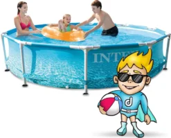 INTEX Beachside Pool-Set Mit Metallrahmen (Filterpumpe) 4.485 L -Bestintex Geschaft 0968c876036073c53028d07dc0e6d766