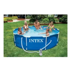 INTEX Frame Pool - Set Rondo Ø 305 X 76cm, Farbe: Blau; 128202NP -Bestintex Geschaft 09c6aa9802df2f13aa5fedd305a14347
