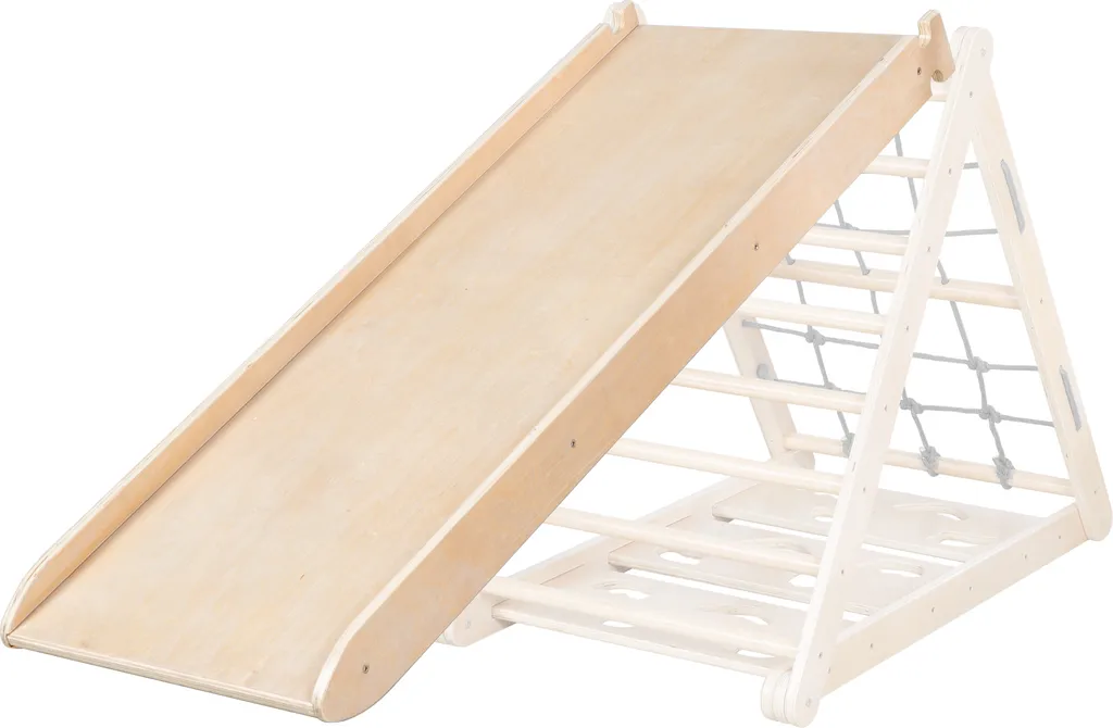 Roba 2-in-1 Rutsch- & Kletterbrett, Erweiterung Für Roba Kletterdreieck, Holz Natur 4 Roba 2-in-1 Rutsch- & Kletterbrett, Erweiterung Für Roba Kletterdreieck, Holz Natur – Bild 2