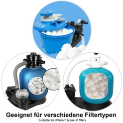 Mucola Filterwatte Polysphere 700g Pool Filter Balls Wiederverwendbar Sandfilteranlage Aquarium Schwimmbecken Trinkwasser Filteranlagen Ø 5 Cm Ersetzen 25 Kg -Bestintex Geschaft 0c675950f837f99453b349af72024626