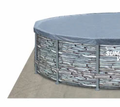 Summer Waves Stahlrahmen Aufstellpool Elite Frame Steinoptik Grau Rund Ø 427x107 Cm -Bestintex Geschaft 0ddb796464595d788e2f641995515573