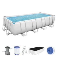 Bestway Power Steel™ Frame Pool Komplett-Set, Eckig, 488x244x122cm, 56670 -Bestintex Geschaft 0f2550e99a15aa568ad2488aaf36efa1