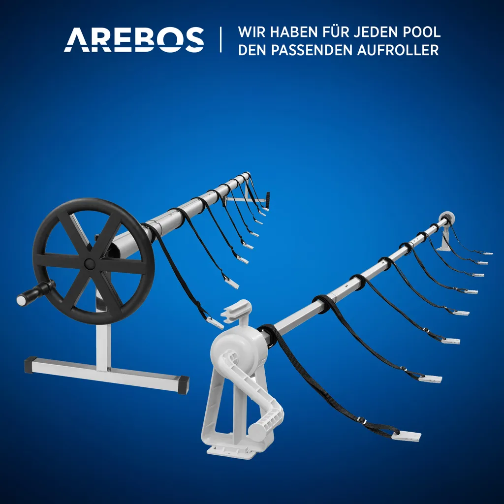 AREBOS Aufrollsystem Für Solar- Und Poolplanen, Pool Aufroller, Länge Von 1,05-6,15 M, Für Die Feste Montage, Auch Für Aufstellpools Geeignet 13 AREBOS Aufrollsystem Für Solar- Und Poolplanen, Pool Aufroller, Länge Von 1,05-6,15 M, Für Die Feste Montage, Auch Für Aufstellpools Geeignet – Bild 11