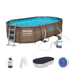 Bestway Power Steel™ Frame Pool Komplett-Set, Oval, 488x305x107cm, 56946 -Bestintex Geschaft 1338b8cc87bfb7efe88ab179185dbaed