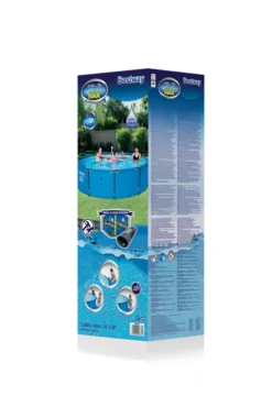 Bestway Frame Pool “Steel Pro™” 305x76 Cm - Rund - 4.678 L; 56406 -Bestintex Geschaft 14bc6966abee820dc14cbe6be0663df9