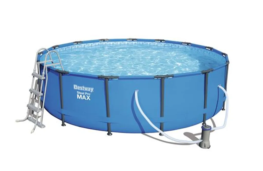 Bestway Frame Pool “Steel Pro™” Set 457x107 Cm - Rund - 14.970 L; 56488 13 Bestway Frame Pool “Steel Pro™” Set 457x107 Cm - Rund - 14.970 L; 56488 – Bild 11