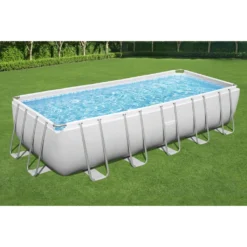 Bestway® Power Steel™ Frame Pool Komplett-Set Mit Filterpumpe 640 X 274 X 132 Cm , Lichtgrau, Eckig -Bestintex Geschaft 1525cde39aa380560349b0f1c7c6e9b6