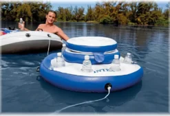 Intex 56822 Poolbar, Megakühler Ø 89 Cm, Getränkekühler, 5 Getränkehalter, Fassungsvermögen 24 Getränkedosen -Bestintex Geschaft 156646945416db0d7d3d4bebb39c0a8a