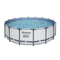 Bestway® Steel Pro MAX™ Frame Pool Komplett-Set Mit Filterpumpe Ø 488 X 122 Cm , Lichtgrau, Rund 21 Bestway® Steel Pro MAX™ Frame Pool Komplett-Set Mit Filterpumpe Ø 488 X 122 Cm , Lichtgrau, Rund -Bestintex Geschaft 156c5267b9dc7bacd3df5ff0353a099a