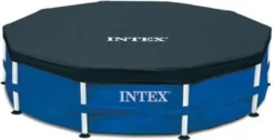 Intex 128031 Abdeckplane Für Frame-Pool Ø 366 Cm, Überhang 25 Cm