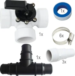 Intex Bypass-Set Für 38mm Schwimmbadschlauch 3-Wege-Ventil, T-Stück, Schlauchtüllen, Schlauchklemmen Teflonband -Bestintex Geschaft 182029fd3c1440b679a0835b9f40b069