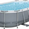 Bestway Power Steel™ Oval Pool Set 424x250x100 Cm, Ovaler Stahlrahmenpool-Set Mit Filterpumpe -Bestintex Geschaft 1827faa58ce6fe9cf336c9cfced73da3