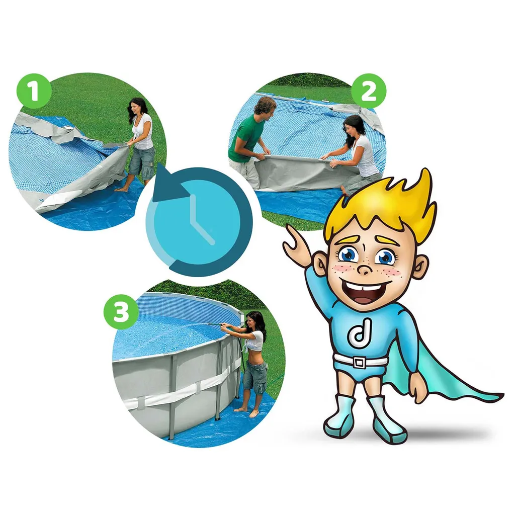 Bestway Steel Pro Max™ Frame Pool Komplett-Set, Rund, Mit Filterpumpe & Sicherheitsleiter 366 X 100 Cm, Schwimmbecken, Schwimmen, Pools 22 Bestway Steel Pro Max™ Frame Pool Komplett-Set, Rund, Mit Filterpumpe & Sicherheitsleiter 366 X 100 Cm, Schwimmbecken, Schwimmen, Pools – Bild 20