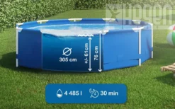 Intex 305x76 Cm Prism Metal Frame Swimming Pool Schwimmbecken 28200 Mit Extra-Zubehör Wie: Schwimmreifen Und Strandball 18 Intex 305x76 Cm Prism Metal Frame Swimming Pool Schwimmbecken 28200 Mit Extra-Zubehör Wie: Schwimmreifen Und Strandball -Bestintex Geschaft 1aace167580461d6c42fc4ab34a09372