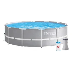 INTEX 26716GN Prism Frame Pool Inkl. GS-Filterpumpe Und Leiter (366x99cm) -Bestintex Geschaft 1b17b96143bb81021581d0865e0d71b2