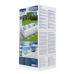 Bestway Power Steel™ Frame Pool Komplett-Set, Eckig, Mit Sandfilteranlage, Sicherheitsleiter & Abdeckplane 488 X 244 X 122 Cm 16 Bestway Power Steel™ Frame Pool Komplett-Set, Eckig, Mit Sandfilteranlage, Sicherheitsleiter & Abdeckplane 488 X 244 X 122 Cm -Bestintex Geschaft 1b87431b214e7e04347fc70d5b7e488e