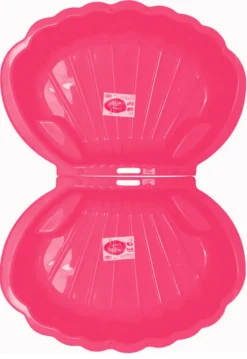 Thorberg 2x Rosa Sandbox Sandkasten Sandmuschel Planschbecken Groß 108x79cm XL