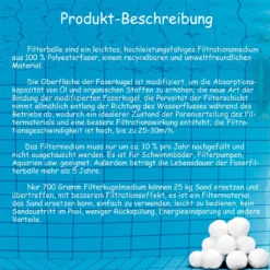 Mucola Filterwatte Polysphere 700g Pool Filter Balls Wiederverwendbar Sandfilteranlage Aquarium Schwimmbecken Trinkwasser Filteranlagen Ø 5 Cm Ersetzen 25 Kg -Bestintex Geschaft 1efc30afa0d3ab8ad117b181593e74ca