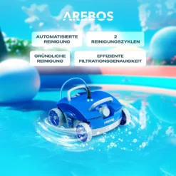 AREBOS Pool-Roboter Schwimmbad-Reiniger Bodensauger Poolsauger Poolreiniger -Bestintex Geschaft 1f17378ac21c6eb0d31b3a0261231388