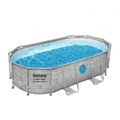 Bestway 56714 Oval Aufstellpool Mit Bullauge Swim Vista 427x250x100 CmGestalten: Oval, Maße: 4 - 4,99 M, Filterpumpe: 58383 -Bestintex Geschaft 20bf346b7e43b1d19d922f449ab6c78a