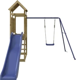 VidaXL Spielturm Mit Rutsche Und Schaukel Imprägniertes Kiefernholz -Bestintex Geschaft 23069a55962e661b6ec04a75c2380a94