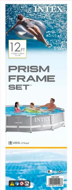 INTEX 26710NP - PrismFrame Pool (366x76cm) -Bestintex Geschaft 2432593b6dbba0b101e06915b74a5a51