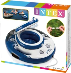 Intex 56822 Poolbar, Megakühler Ø 89 Cm, Getränkekühler, 5 Getränkehalter, Fassungsvermögen 24 Getränkedosen -Bestintex Geschaft 25ad52449e77ce66cd64a7815cf0e7a9