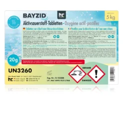 1 X 5 Kg BAYZID® Aktivsauerstoff Tabletten 20g Für Pools -Bestintex Geschaft 262facab96e2c79d3067ba4c3c2384c7