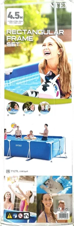 INTEX Frame Pool - Set Family 450 X 220 X 84 Cm, Farbe: Blau; 128273NP -Bestintex Geschaft 2773e208861483d0708a20f8676136b0