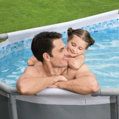 Bestway 5614A Power Steel Ovaler Oberirdischer Pool 305x200x84cmHöhe (cm): 84, Breite (cm): 305, Zusammensetzung: PVC, Länge (cm): 200, Gestalten: Oval, Maße: 3 - 3,99 M, Filterpumpe: 58381 32 Bestway 5614A Power Steel Ovaler Oberirdischer Pool 305x200x84cmHöhe (cm): 84, Breite (cm): 305, Zusammensetzung: PVC, Länge (cm): 200, Gestalten: Oval, Maße: 3 - 3,99 M, Filterpumpe: 58381 -Bestintex Geschaft 28a1079d60870920be32e7d8485ee829