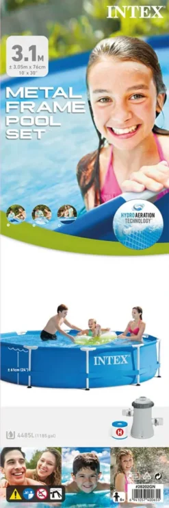 INTEX 28202GN MetallFramePool-Set Mit GS-Pumpe -Bestintex Geschaft 28aa5a12f4c66fee1b327d4f694724ce