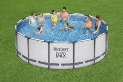 Bestway Steel Pro Max™ Frame Pool Komplett-Set, Rund, 427x122cm, 5612X -Bestintex Geschaft 2a2c2ef35b8257e027e77a19bc31e6ca