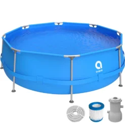 Avenli® Frame Pool Set 300 X 76 Cm, Aufstellpool Rund, Mit Pumpe, Blau -Bestintex Geschaft 2c35d638521885d5a56d27c2a60d4d95