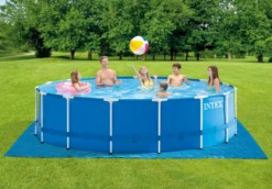 Intex Anbau-Pool Metal Frame Mit Zubehör Ø457 X 122 Cm Blau -Bestintex Geschaft 2dc1020c3063e565feb3ef4c428e9425