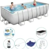 Bestway Power Steel Rechteckig 488x244x122 Cm - Pool Combi Deal -Bestintex Geschaft 2f06b3cb2650d3b75e38b67d6e202fe4