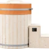 HOME DELUXE - Cold Tub / Badefass (180cm) ARUM - Aus Nordischer Fichte, Mit Integriertem Sitz I Badebottich, Eispool -Bestintex Geschaft 2f38180ae09969b0b80c63ee8fd70b7a