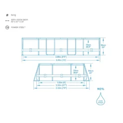 Bestway Power Steel Schwimmbad Oval 305 X 200 X 84 Cm 12 Bestway Power Steel Schwimmbad Oval 305 X 200 X 84 Cm -Bestintex Geschaft 310de768836b104ff0a5e0b4f73f9ed8