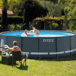 Intex Ultra Frame Swimming Pool 488x122 Cm Schwimmbecken Stahlrahmen 26326 Komplett-Set Mit Extra-Zubehör Wie: Luftmatratze -Bestintex Geschaft 33bd0350384766619af8ed8c5eae86c0 1