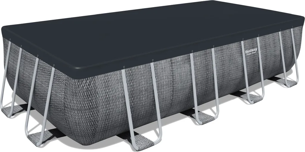 Bestway Power Steel™ Frame Pool Komplett-Set, Eckig, Mit Filterpumpe, Sicherheitsleiter & Abdeckplane 549 X 274 X 122 Cm, Schwimmbecken, Schwimmen, Pools 13 Bestway Power Steel™ Frame Pool Komplett-Set, Eckig, Mit Filterpumpe, Sicherheitsleiter & Abdeckplane 549 X 274 X 122 Cm, Schwimmbecken, Schwimmen, Pools – Bild 11