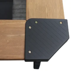 AXI Sandkasten Lily Aus Holz Mit Verstellbarem Dach In Anthrazit & Braun | Sand Kasten Mit Abdeckung Für Kinder Mit Sitzecken | 118 X 118 Cm -Bestintex Geschaft 36694e12e47c02158d4a0bf9d767da3b