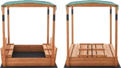 Sandkasten Pitsunda Mit Höhenverstellbarem Dach 145x118x118cm Holzsandkasten Sandkiste Deckel Klappbar 2 Sitzbänke -Bestintex Geschaft 368d8bf8fb30b0d03df272bd631e5c53