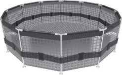 Bestway 56408 Rund Aufstellpool Stahl Pro Max 305x76 CmGestalten: Rund, Maße: 3 - 3,99 M, Filterpumpe: 58381 -Bestintex Geschaft 36cb80cce21b09306e3d9c06ae2b1aea