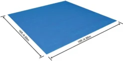 Bestway Pool - Steel Pro - 259 X 170 X 61 Cm - Inklusive WAYS Wartungspaket, Filterpumpe & Bodenplane -Bestintex Geschaft 374ff5047f95d15da7c00352761fe821