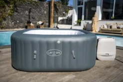 Bestway LAY-Z-SPA® Whirlpool Hawaii HydroJet Pro™, Eckig, 180x180x71cm, 60031 -Bestintex Geschaft 3832d13557bee6229ae710ca29badeba